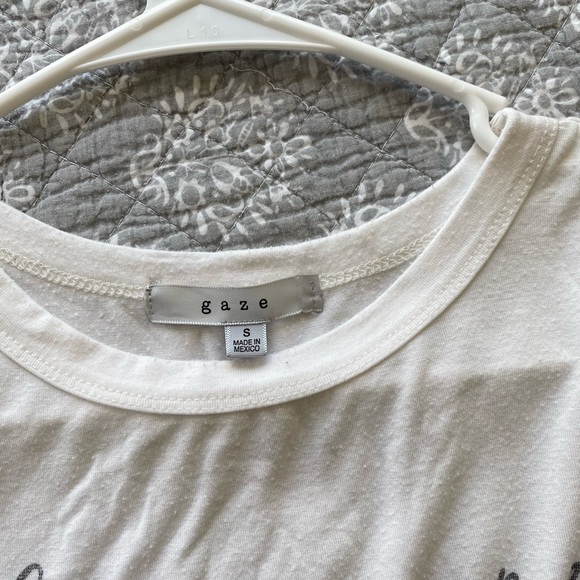 adorable white tie top! - Picture 2 of 2